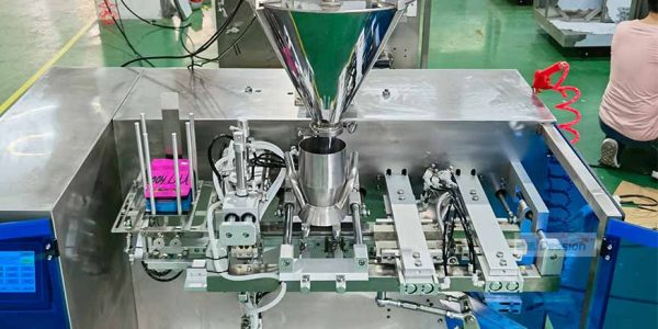 High-Speed Automatic Pouch Packaging Machine for Powder in Zipper Stand-Up Bags