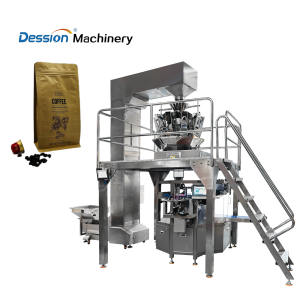 Fully automatic 10-station coffee bean packaging machine, coffee bean packaging machine