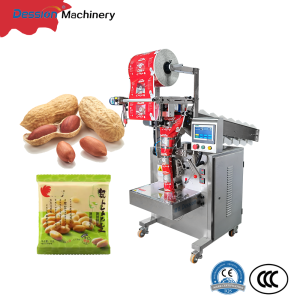 Automatic vertical granule sealing packaging machine, peanut, nut filling and sealing machine