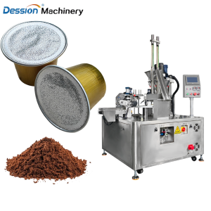 Coffee powder capsule packaging machine, coffee powder filling and packaging machine.