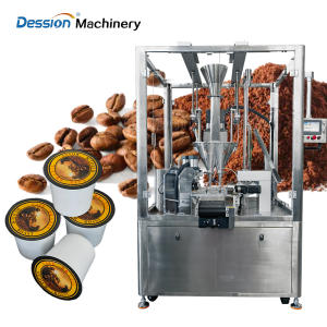 Coffee powder rotary k cup filling machine
