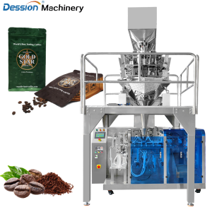 Automatic coffee bean zipper bag packaging machine, granule packaging machine