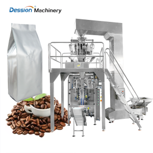 Fully automatic coffee bean plug bag packaging machine, bagged coffee packaging machine