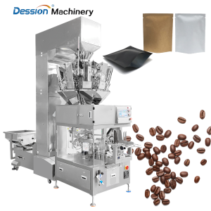 High speed coffee bean rotary filling and packaging machine, coffee bean bagging and packaging machine