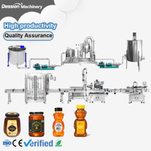 Honey processing and filling production line
