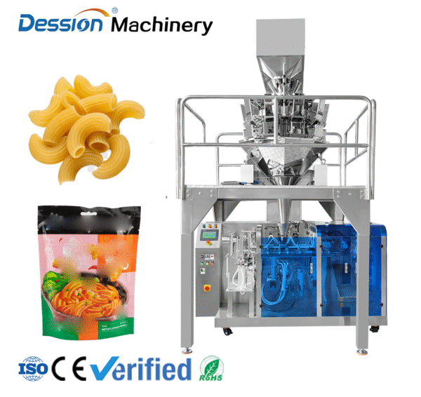Doypack bag nuts, dried fruits, preserved fruits automatic granule packaging machine