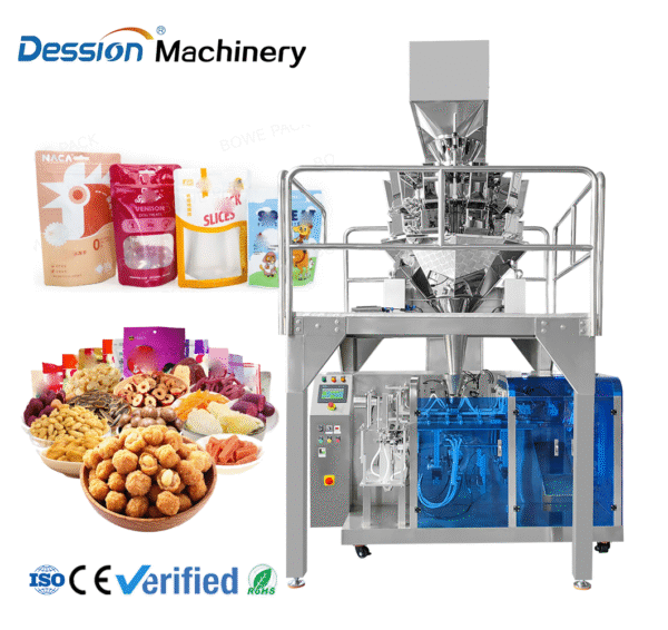 This packaging equipment integrates multiple technologies and can package granular materials efficiently and hygienically. It is an ideal choice for industries such as food, daily chemicals, and medicine.