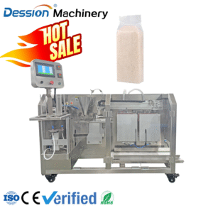 Automatic double chamber vacuum packaging machine for rice, soybeans and sunflower seeds