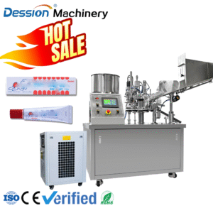 Automatic sealing filling and packaging machine for scrub, makeup remover, hand cream, body lotion and sunscreen