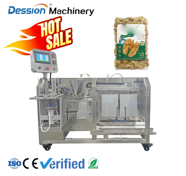 Automatic double chamber vacuum packaging machine for dried fruits/nuts/preserved fruits