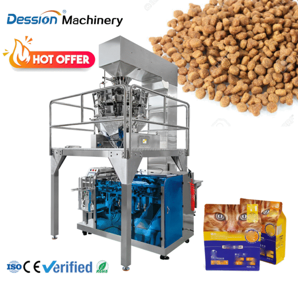 Commercial Small Doypack Bag Smart Snack Zipper Bag Weighing Packaging Machine