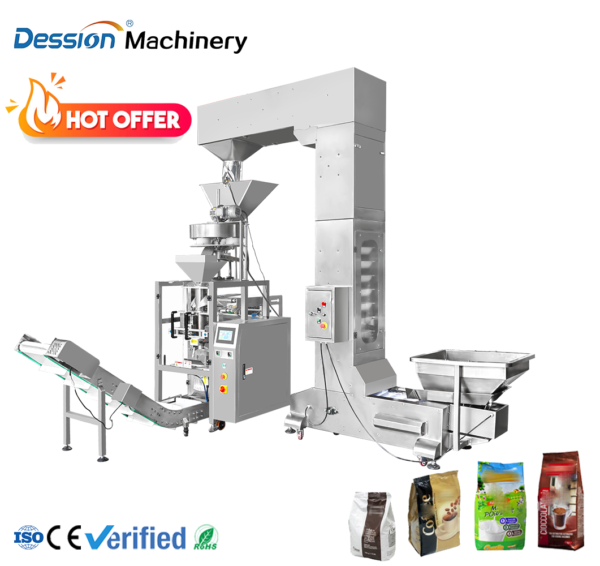 Automatic Weighting 250g 500g 1kg Salt Sugar Packing Machine